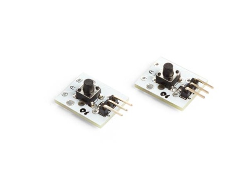 [650169] Module bouton-poussoir compatible Arduino® - lot de 2