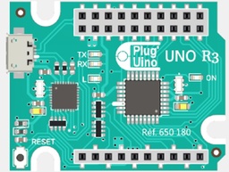 [650180] Carte nue microcontrôleur Plug'uino Uno R3