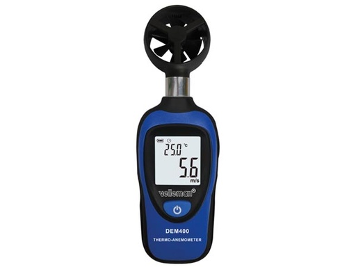 [#319014-S58102] Mini thermomètre / anémomètre numérique