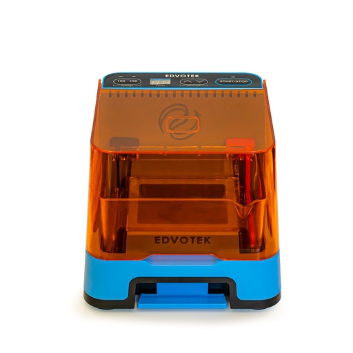 [025016-S01386] Edge : Cuve à électrophorèse avec alimentation et transilluminateur intégrés Edvotek